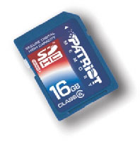 Patriot memory 16GB SDHC Class 6 (PSF16GSDHC6)